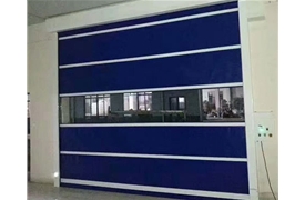 地庫(kù)口快速卷簾門安裝案例